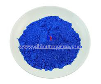 imagen de óxido de tungsteno azul